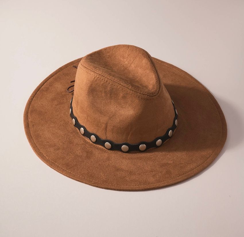 Leather rancher sales hat